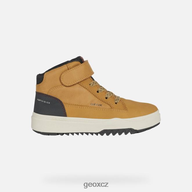 bunshee abx chlapec 4NH061986 tmavě žlutá/černá Geox