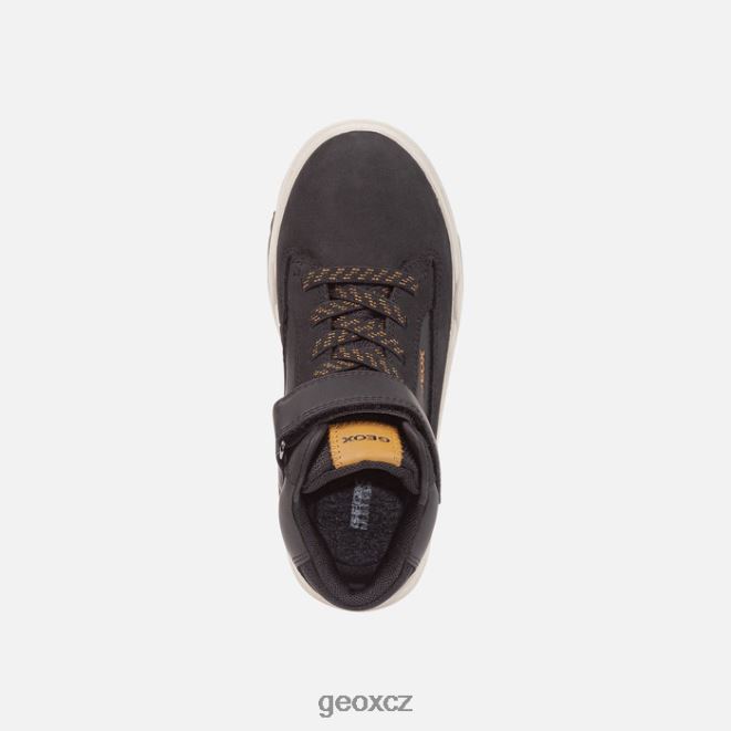 bunshee abx chlapec 4NH061987 černá/tmavě žlutá Geox