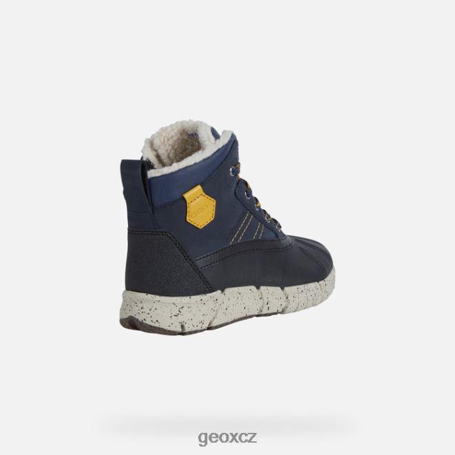 flexyper abx chlapec 4NH061995 námořnická/žlutá Geox