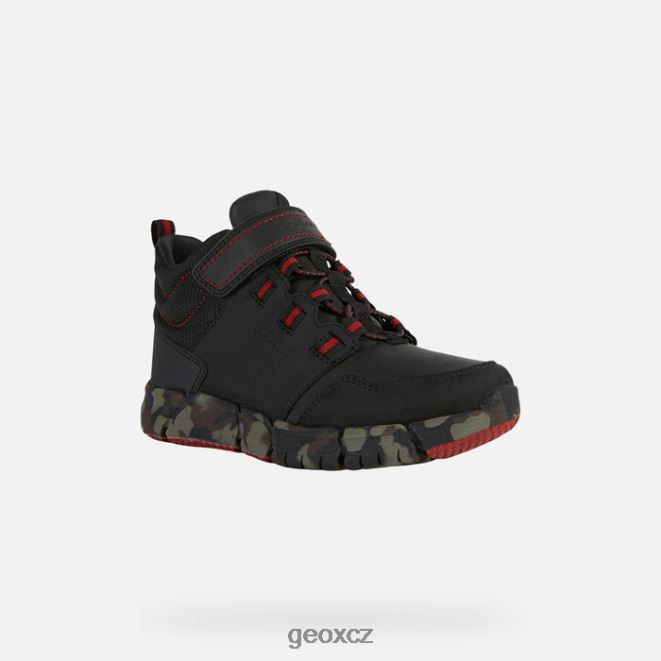 flexyper abx chlapec 4NH061996 Černá červená Geox