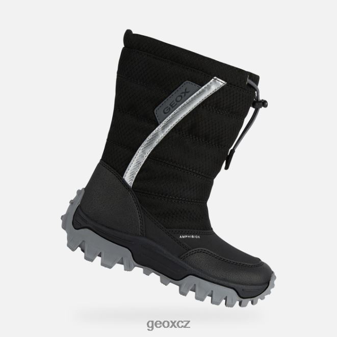 himalaya abx junior 4NH061160 černá/stříbrná Geox