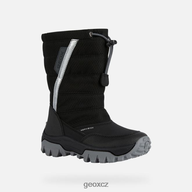 himalaya abx junior 4NH061160 černá/stříbrná Geox