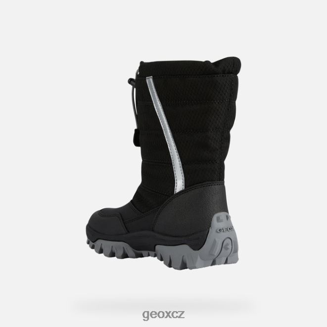 himalaya abx junior 4NH061160 černá/stříbrná Geox