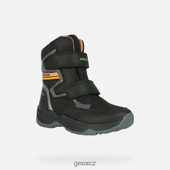 sentiero abx chlapec 4NH061295 černá/žlutá Geox