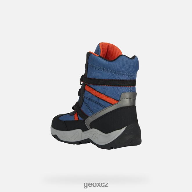 sentiero abx chlapec 4NH061357 avio/oranžová Geox