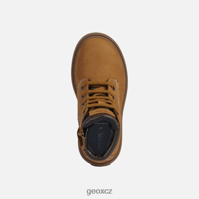 shaylax junior 4NH061101 žlutá/hnědá Geox