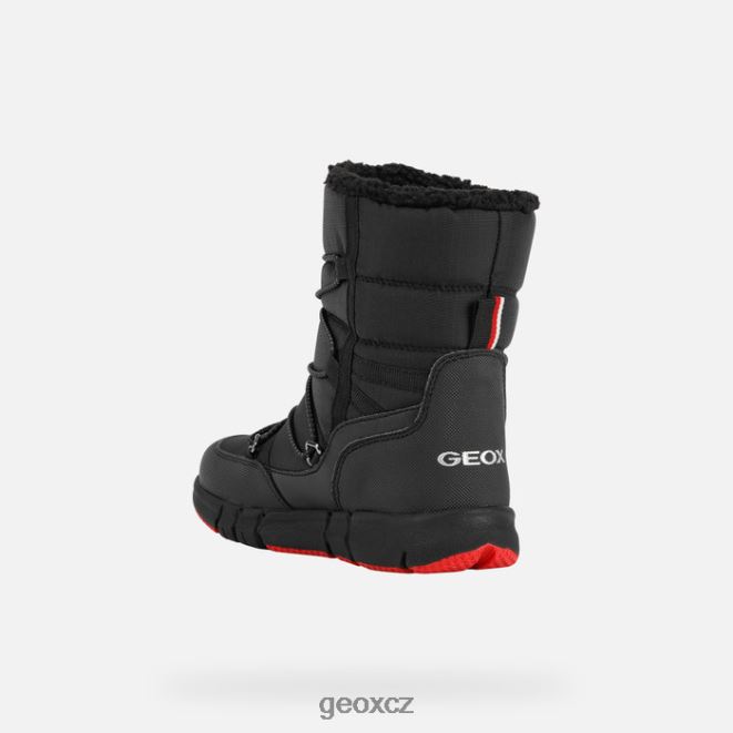 flexyper abx chlapec 4NH061363 Černá Geox