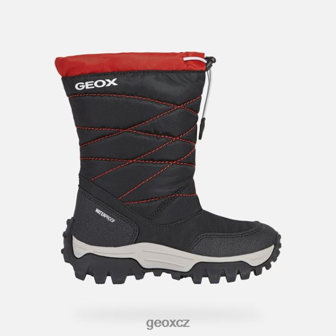 himalájský chlapec 4NH061402 Černá červená Geox