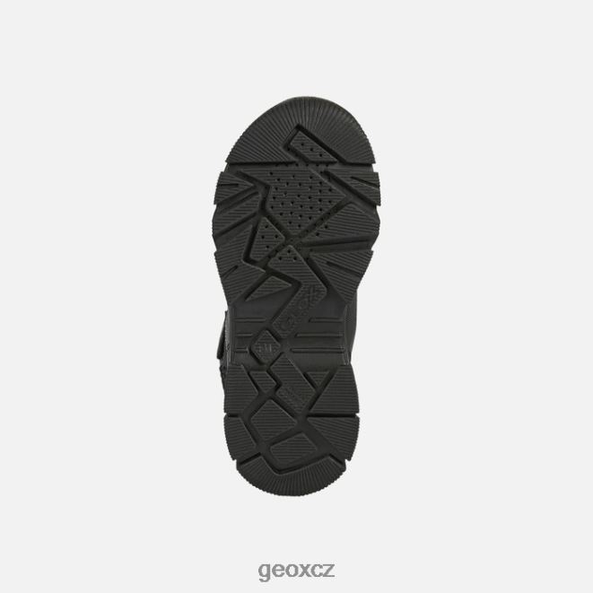 nevegal abx chlapec 4NH061420 černá/tmavě žlutá Geox