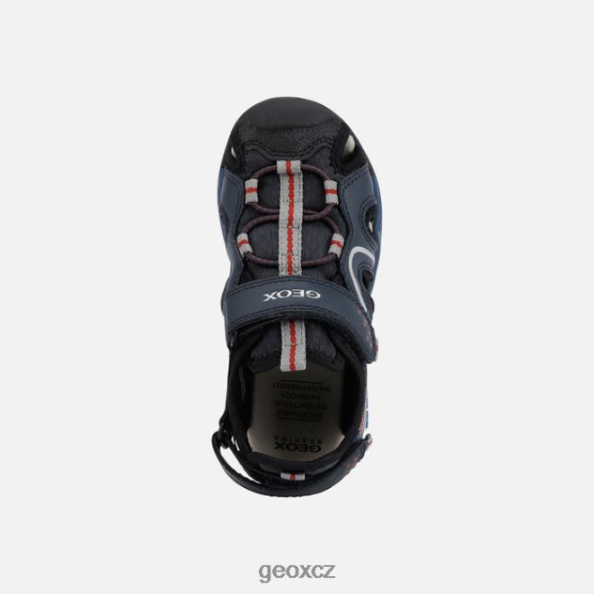 borealis chlapec 4NH061281 námořnická/červená Geox