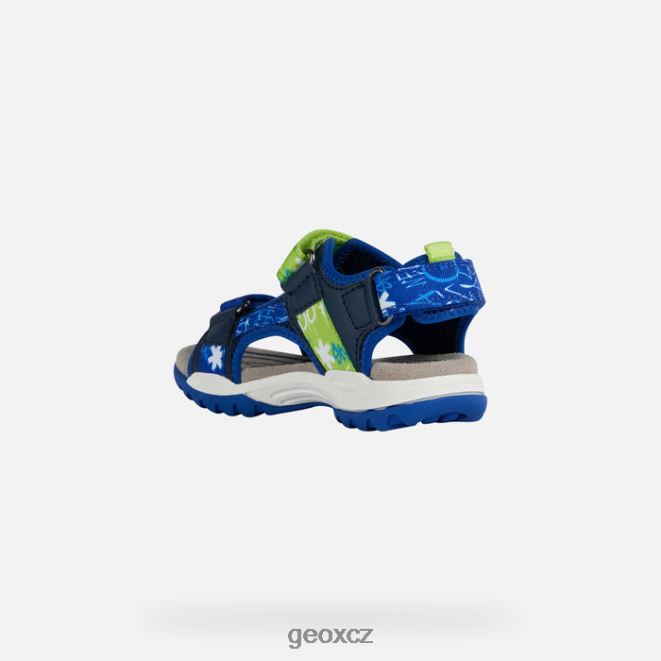 borealis chlapec 4NH061957 námořnictvo/limetka Geox
