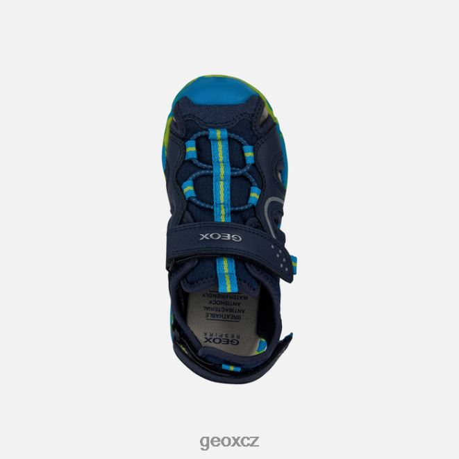 borealis chlapec 4NH061973 námořnictvo/limetka Geox