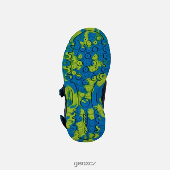 borealis chlapec 4NH061973 námořnictvo/limetka Geox