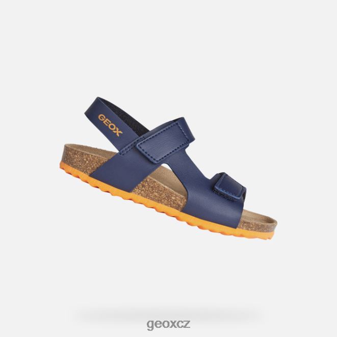 ghita chlapec 4NH061378 námořnická/oranžová Geox