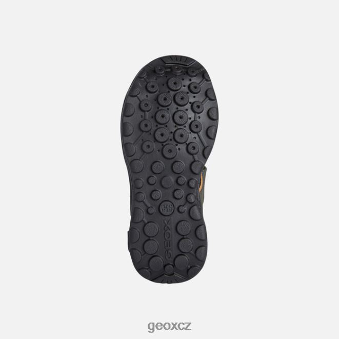 vaniett chlapec 4NH061313 vojenský/oranžový Geox