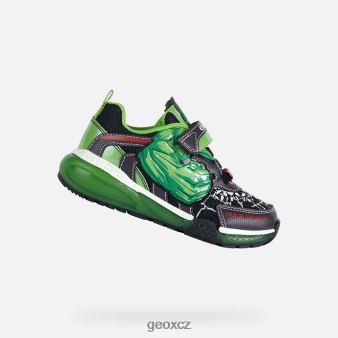 bayonyc junior 4NH061036 černá/zelená Geox