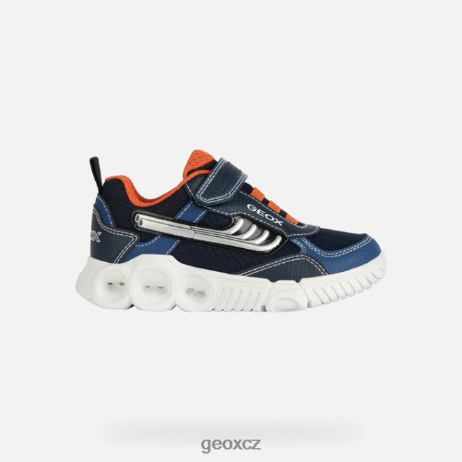 kocourek 4NH061300 námořnická/oranžová Geox