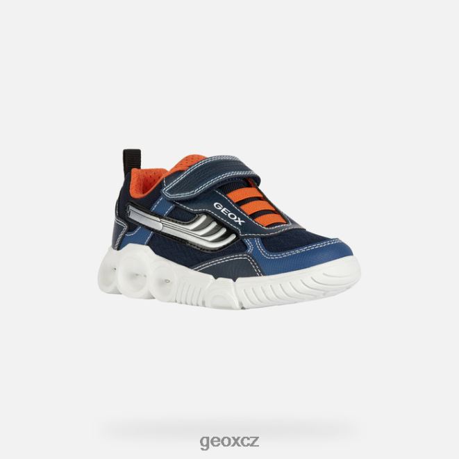 kocourek 4NH061300 námořnická/oranžová Geox