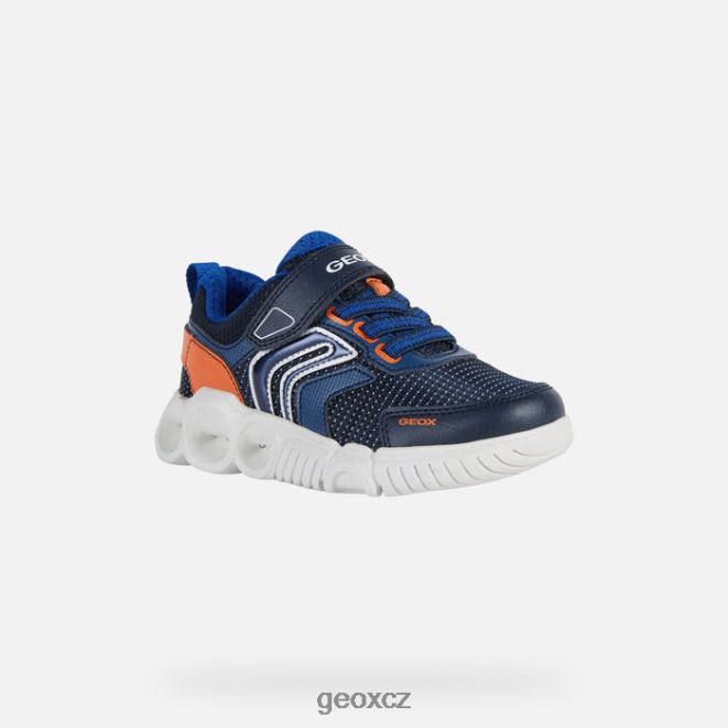 kocourek 4NH061359 námořnická/oranžová Geox