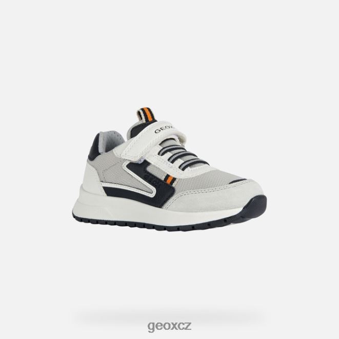 Briezee chlapec 4NH061978 bílý černý Geox