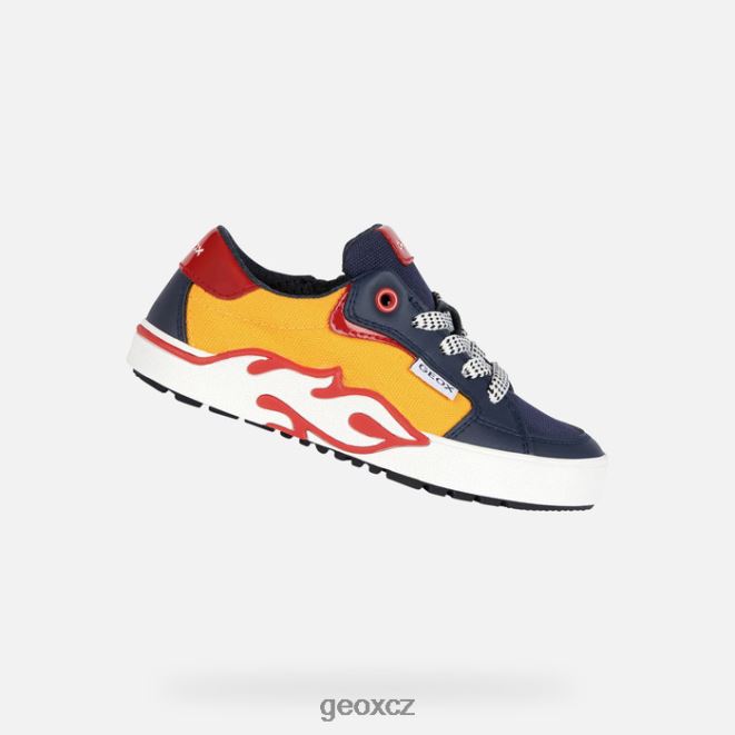 abecední chlapec 4NH061951 žlutá/námořnická Geox