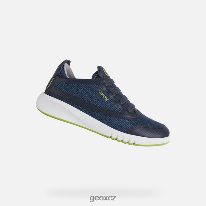 aeranter chlapec 4NH061389 námořnická/limetkově zelená Geox