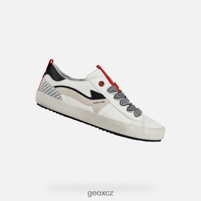 alonisso chlapec 4NH061392 bílá/červená Geox