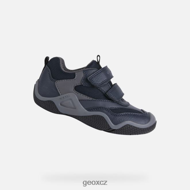 brodivý chlapec 4NH061999 námořnická/tmavě šedá Geox