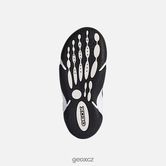 brodivý junior 4NH061875 námořnictvo/limetka Geox