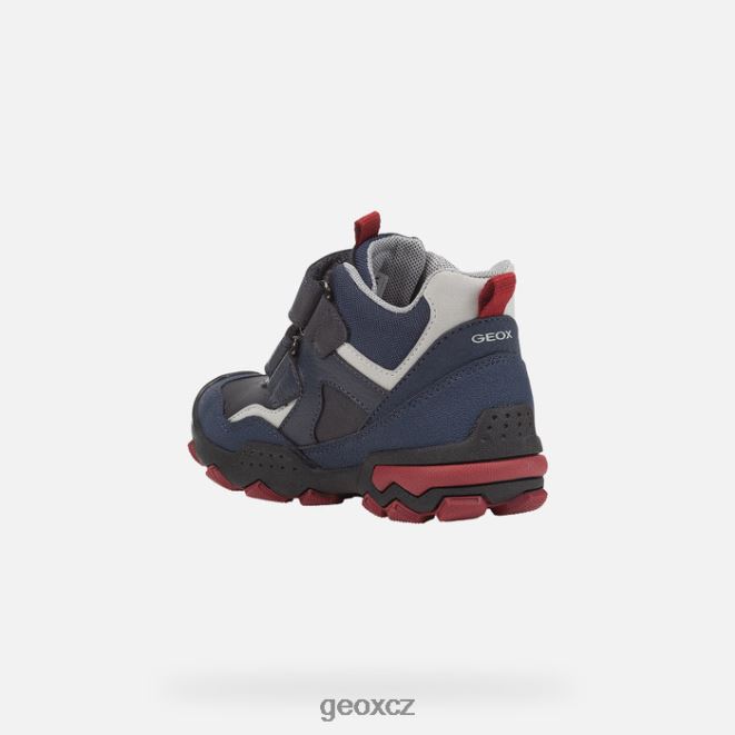 buller abx chlapec 4NH061406 námořnická/tmavě červená Geox