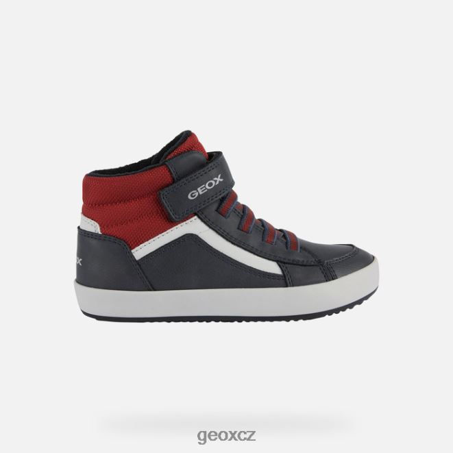 gisli chlapec 4NH061344 námořnická/tmavě červená Geox