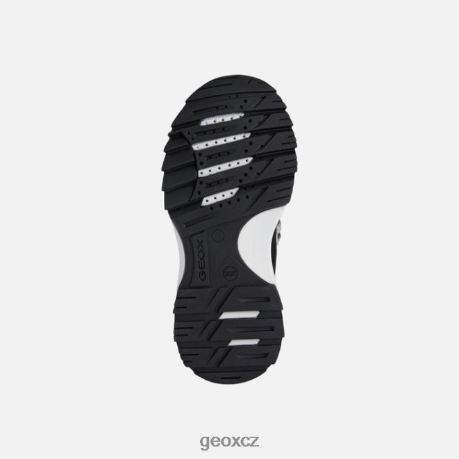 heevok chlapec 4NH061360 šedá/oranžová Geox