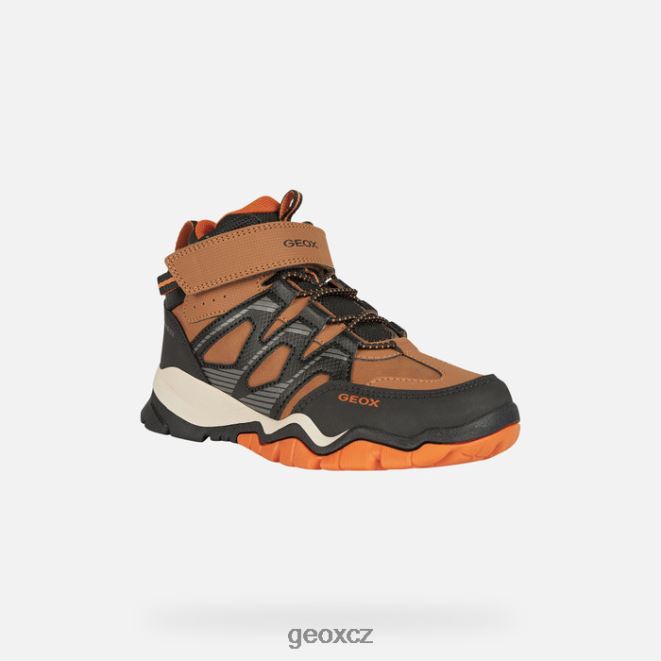 montrack abx chlapec 4NH061273 Je hnědá/černá Geox