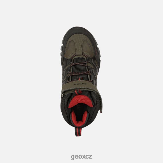 montrack abx chlapec 4NH061274 vojenský/černý Geox