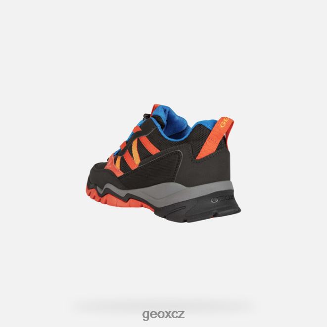 montrack abx chlapec 4NH061354 černá/oranžová Geox
