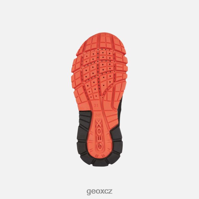 montrack abx chlapec 4NH061354 černá/oranžová Geox