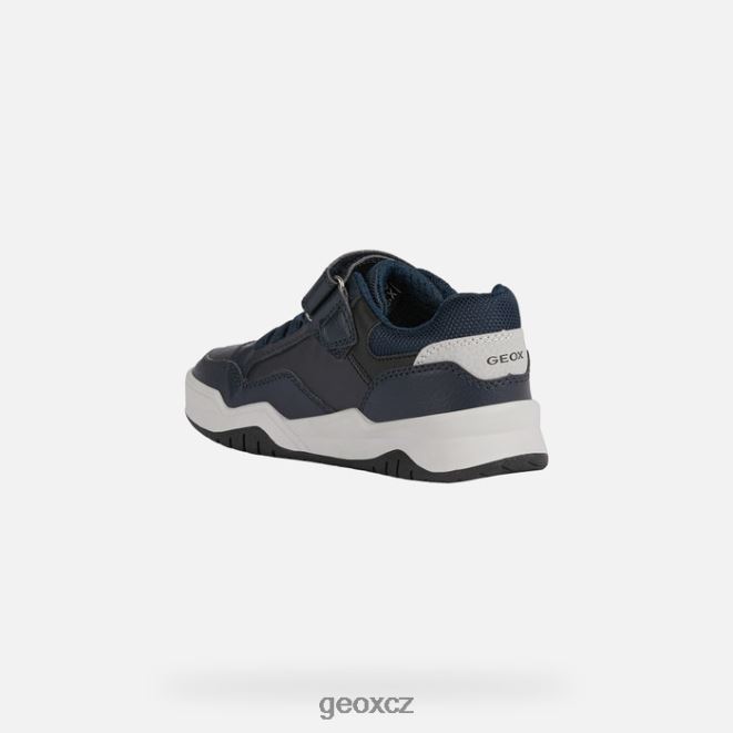 perthský chlapec 4NH061265 námořnická/světle šedá Geox