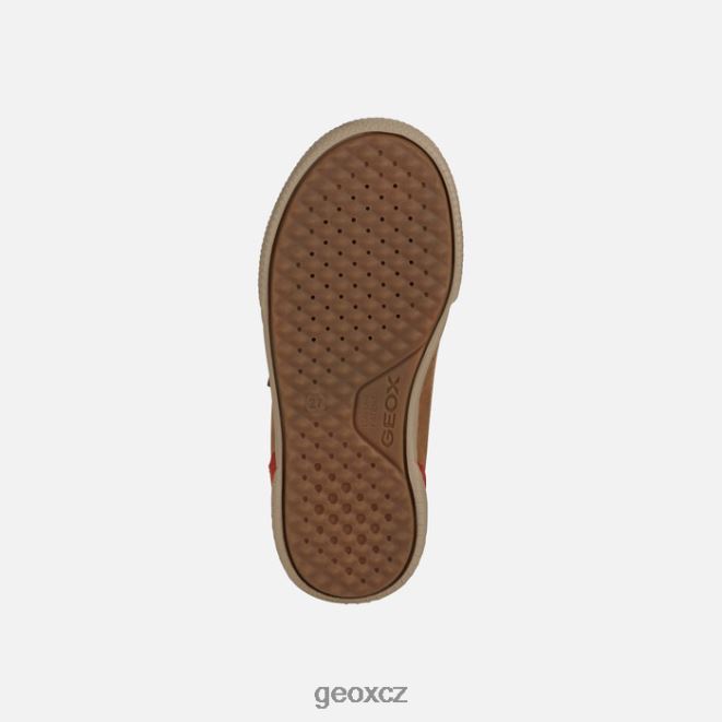 poseido chlapec 4NH061411 koňak/červená Geox