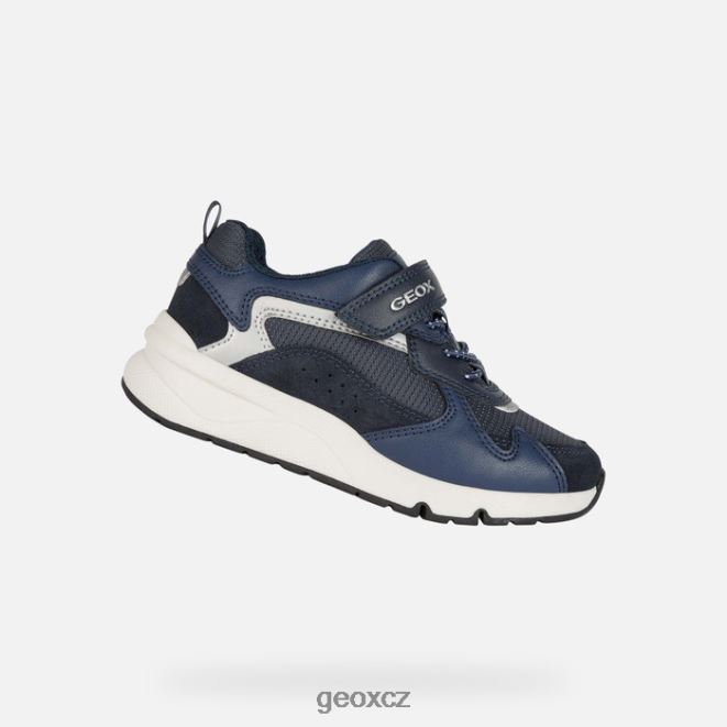 rooner chlapec 4NH061327 námořnictvo/stříbro Geox