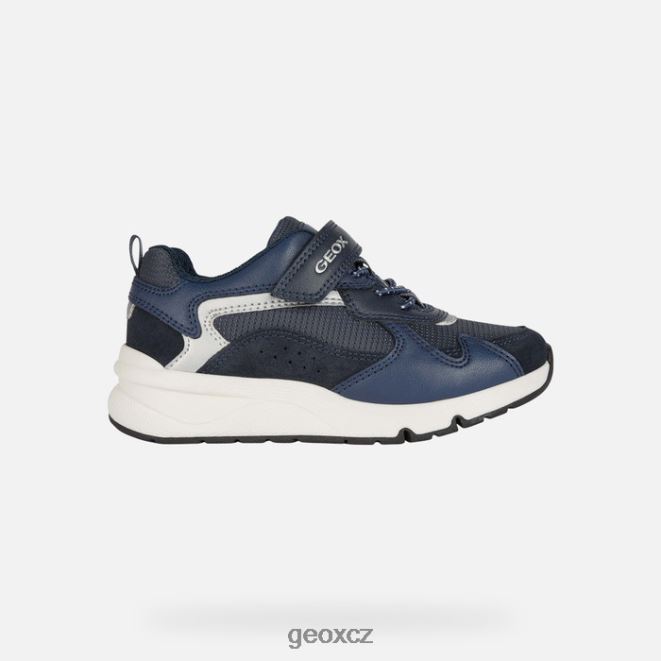 rooner chlapec 4NH061327 námořnictvo/stříbro Geox