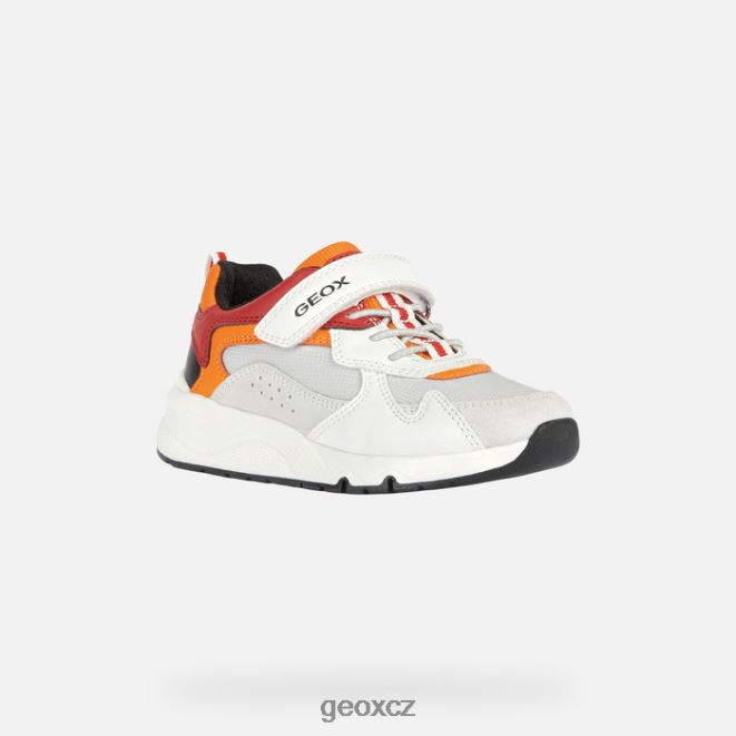 rooner chlapec 4NH061976 bílá/červená Geox