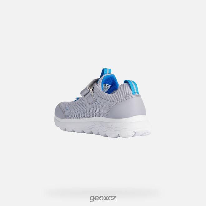 spherica junior 4NH061017 šedá/světle modrá Geox