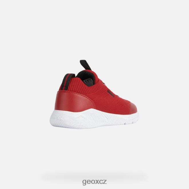 sprinter junior 4NH061895 červená černá Geox