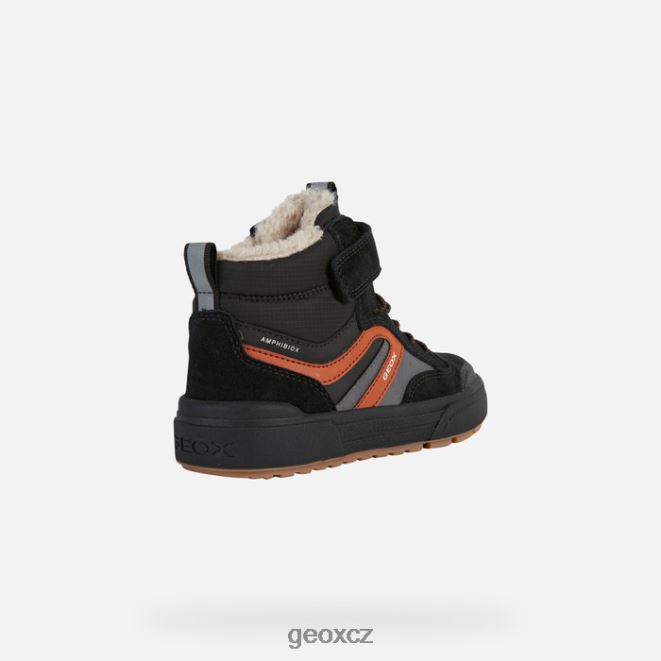 weemble abx junior 4NH061076 černá/rez Geox