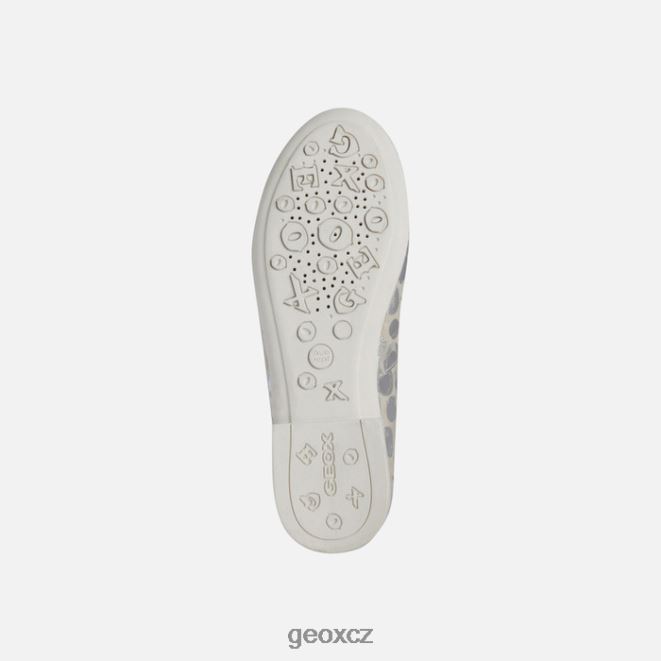 plie dívka 4NH061196 béžová/platinová Geox