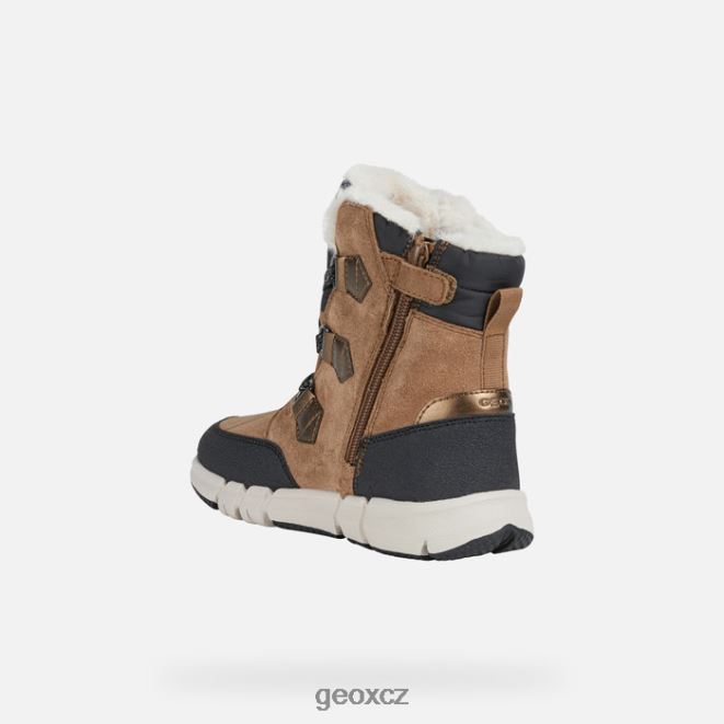 flexyper abx dívka 4NH061092 whisky/černá Geox