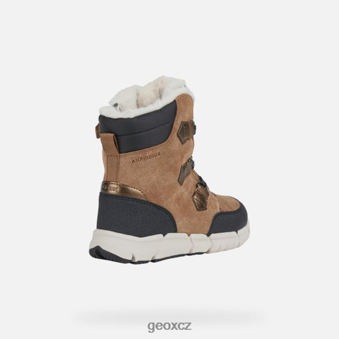 flexyper abx dívka 4NH061092 whisky/černá Geox