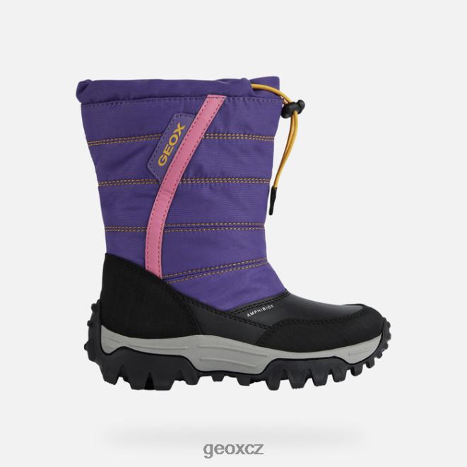 himalaya abx junior 4NH061147 fialová/černá Geox