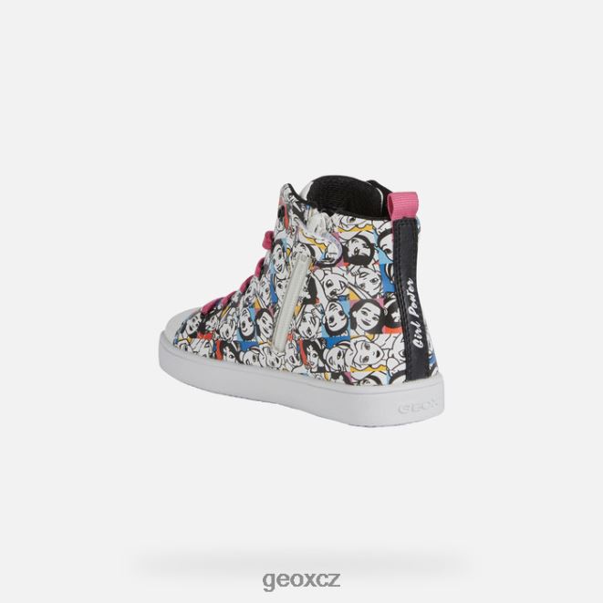 dívka kathe 4NH061145 bílý černý Geox