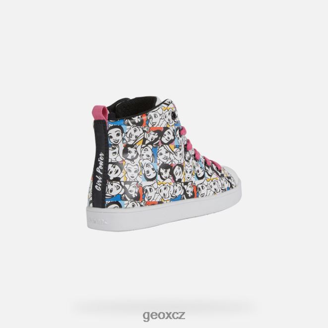 dívka kathe 4NH061145 bílý černý Geox